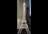 Tour Eiffel géante en fer galvanisé