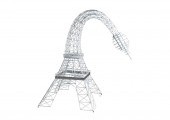 Tour Eiffel géante Fontaine fer galvanisé